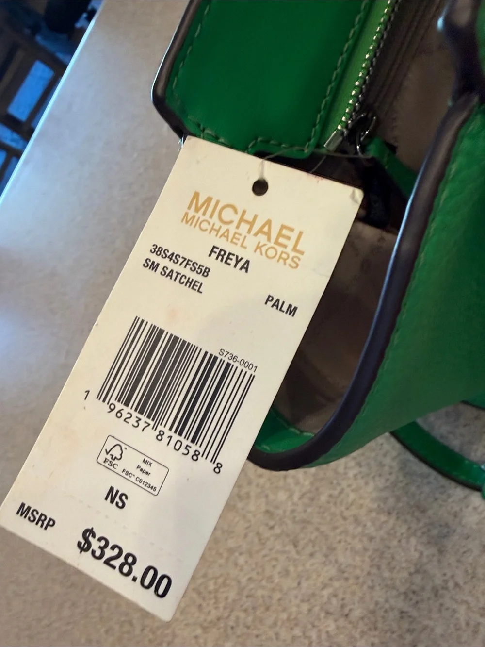 Michael Kors approximate dimensions